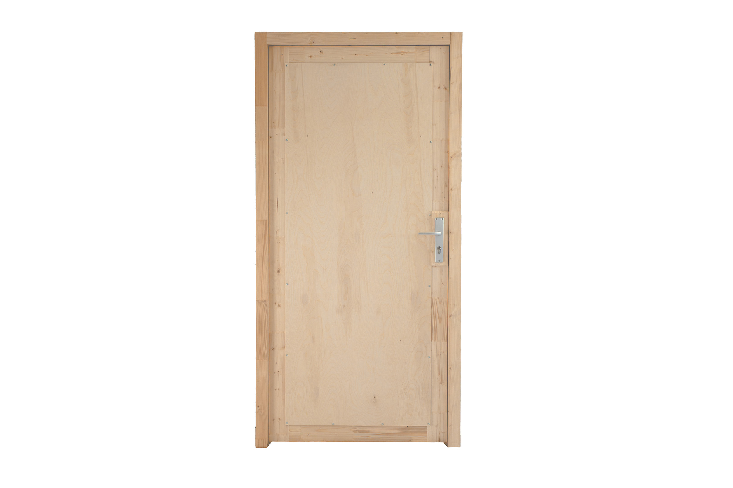 Single door for carports 98 x 198 cm, untreated