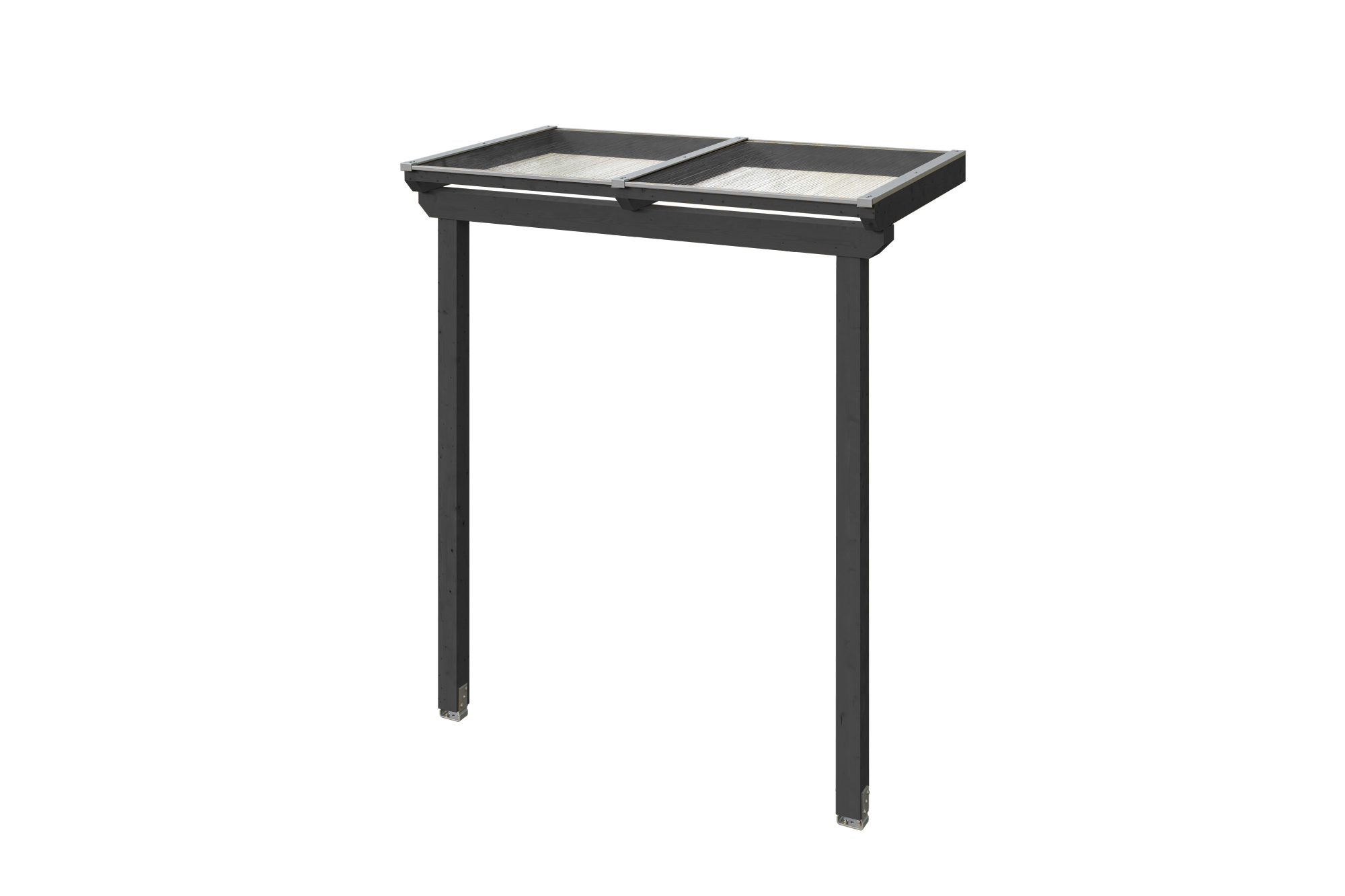 Produktbild: Vordach Anklam Typ 1, farblich behandelt in anthrazit