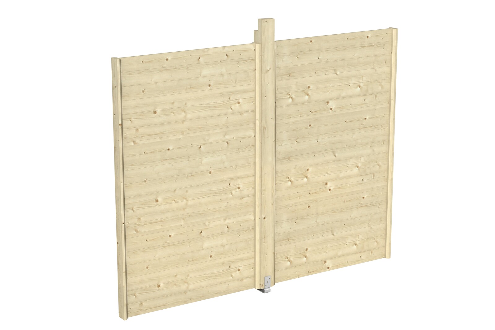 Wall for gazebo Toulouse 270 x 209 cm, spruce, untreated