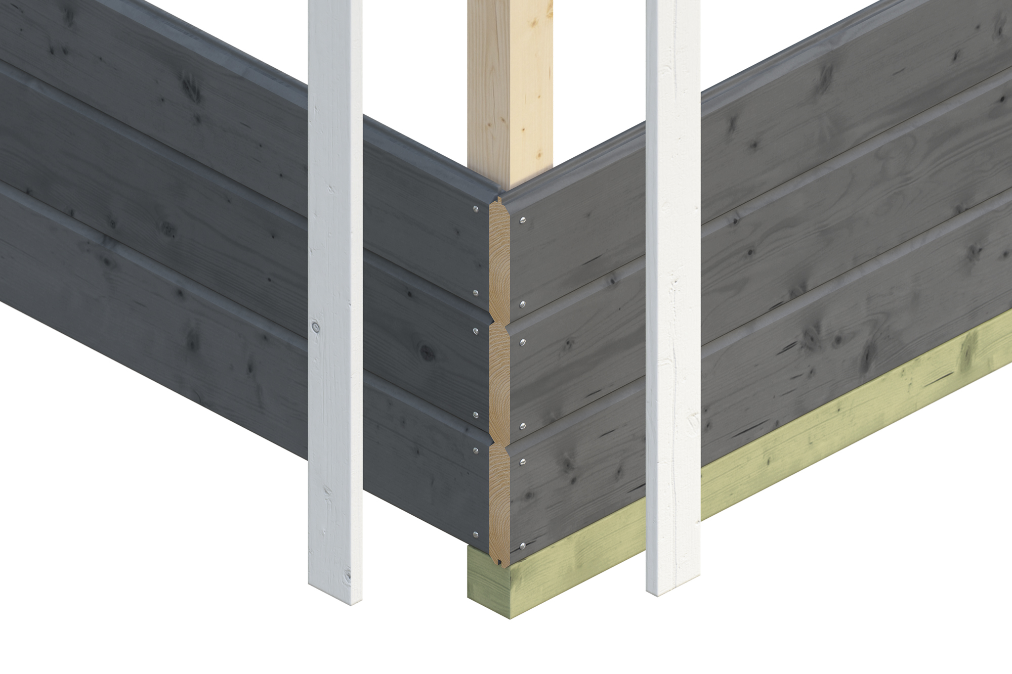 Detailbild: Wandaufbau