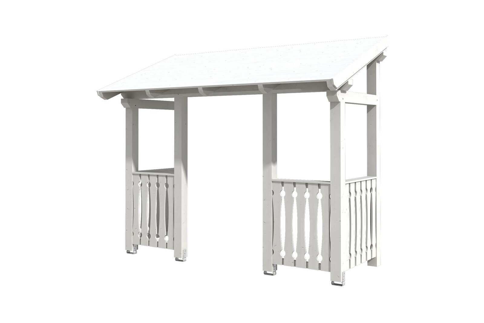 Canopy Paderborn type 6, 336 x 156 cm, white