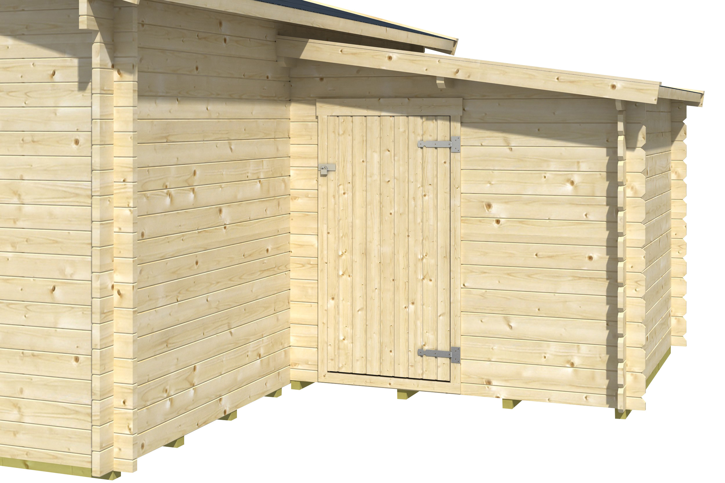 Anbauschuppen 200 x 200 cm