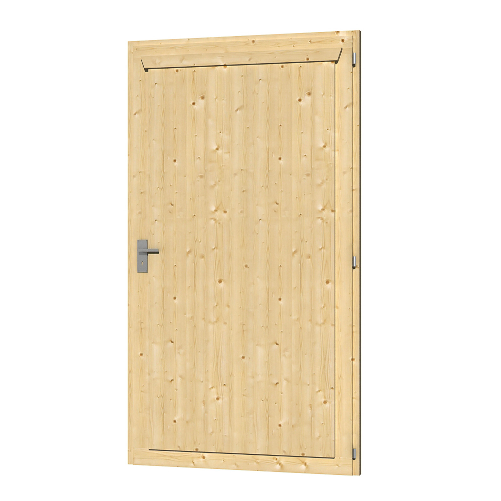 Single door for carports 98 x 198 cm, untreated