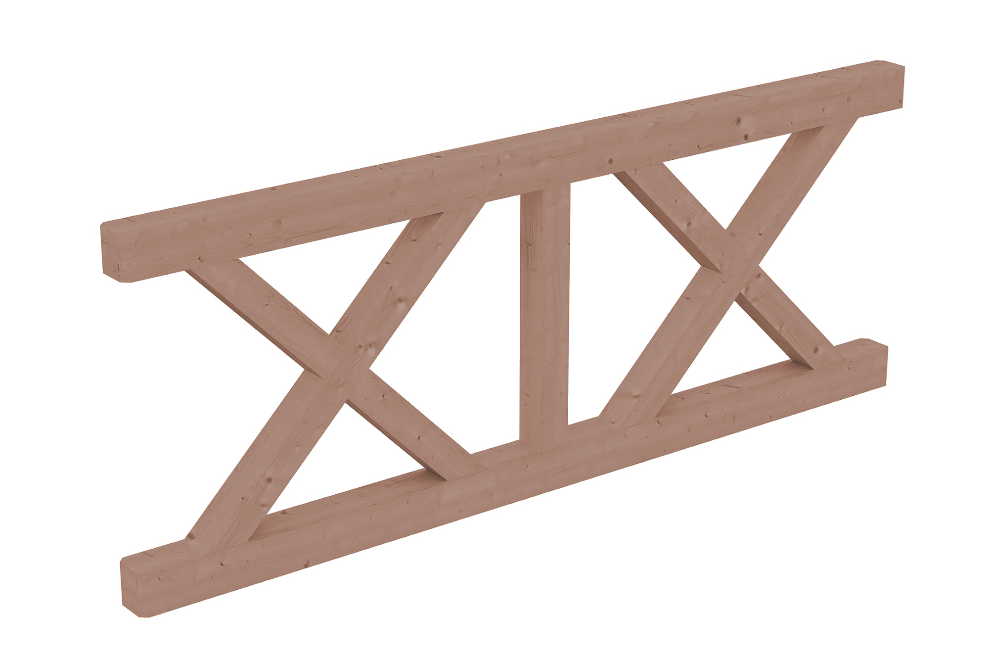 Balustrade St.Andrew`s cross 220 x 84 cm, douglas fir, untreated