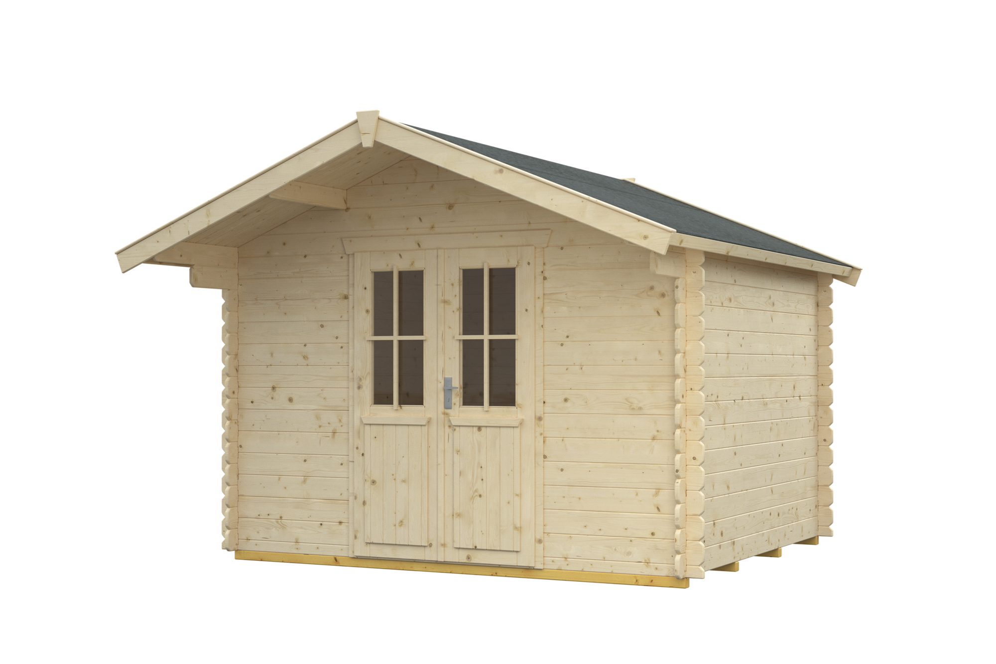 Abri de jardin FARO 300x200cm, 28mm, non traité